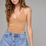 The Rebecca Medium Wash Side Insert A-line Shorts