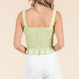 Gingham and Bow Tank Top