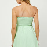 Pistachio Strapless Dress