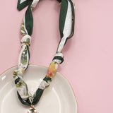 HANDMADE SCARF CHARM NECKLACE