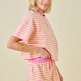 Sunny Side Striped Tee