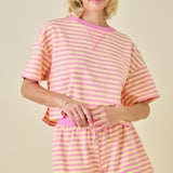 Sunny Side Striped Tee