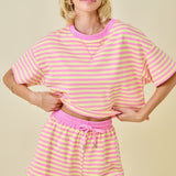 Sunny Side Striped Tee