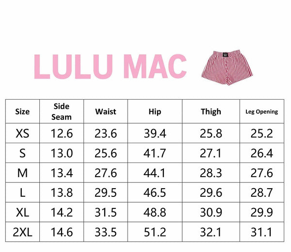 BXST- BLACK STRIPED BOXER SHORT