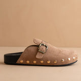 The Toni - Studded Buckle Clogs