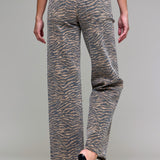 Tiger Print Denim Jeans