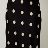 The Dot Your Way Midi Skirt