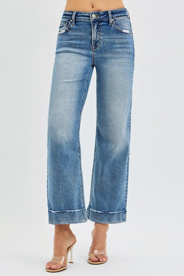 The Camila Denim | Mid Rise Straight