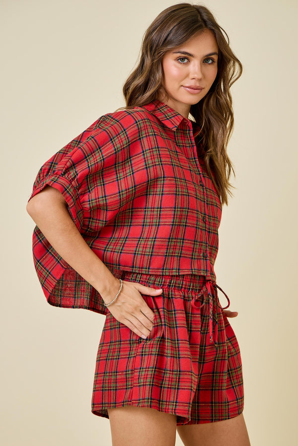 A Cozy Little Christmas Plaid Set