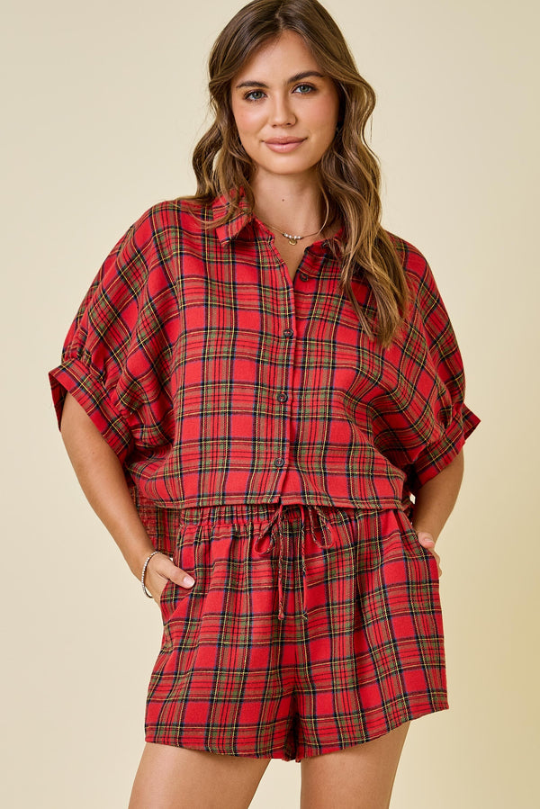 A Cozy Little Christmas Plaid Set