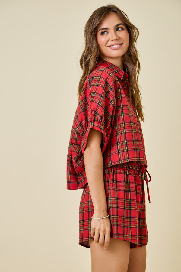 A Cozy Little Christmas Plaid Set