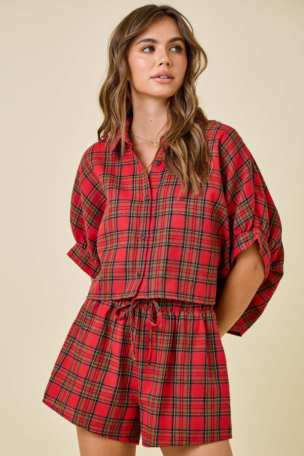 A Cozy Little Christmas Plaid Set