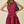 Wine Suede Sleeveless Ruffle Drop Waist Dress with Bow