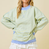 Sunny Side Stripe Sweatshirt