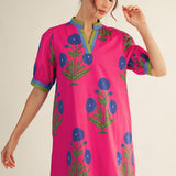 Bold Blossom Mini Dress