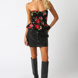 Abby Floral Tube Top