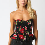 Abby Floral Tube Top