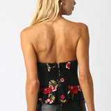 Abby Floral Tube Top