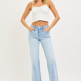 The Kim Denim | Mid Rise Ankle Straight | RISEN