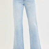 The Kim Denim | Mid Rise Ankle Straight | RISEN