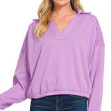 Easy Days Collared Pullover