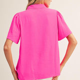 Popstar Pink Blouse
