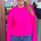 Neon Pink Sweater