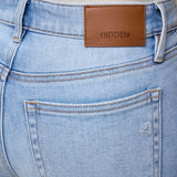 The Lauren | Medium Light Clean Stretch Classic Straight | HIDDEN DENIM