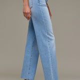 The Lauren | Medium Light Clean Stretch Classic Straight | HIDDEN DENIM