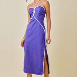 Violet Voyage Midi Dress
