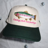 Catching Fish Not Feelings Trucker Hat 