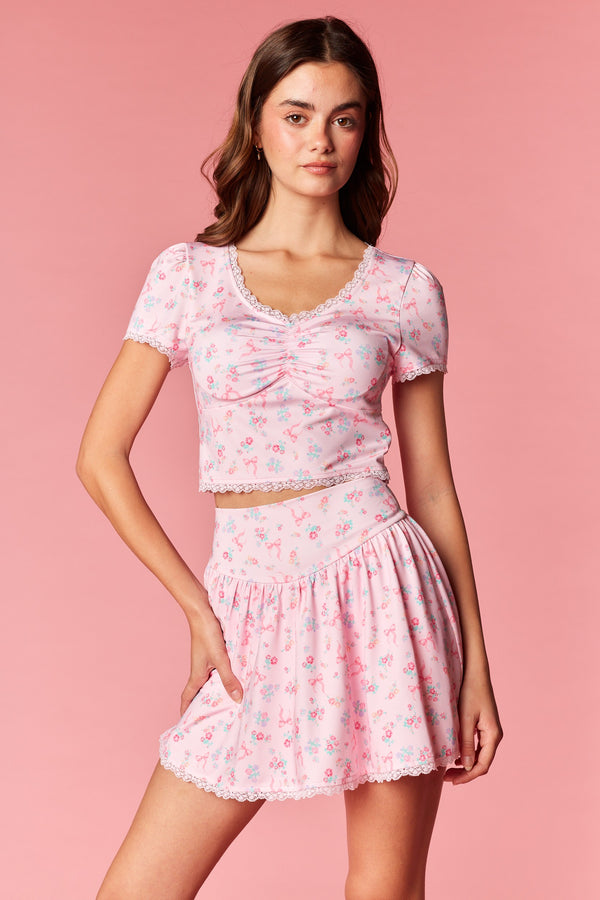 Floral Printed Atheleisure Set