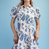 Blue Willow Mini Dress