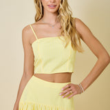 Lemon Drop Gingham Set
