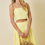 Lemon Drop Gingham Set