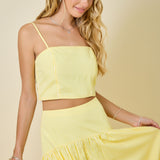 Lemon Drop Gingham Set