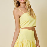 Lemon Drop Gingham Set
