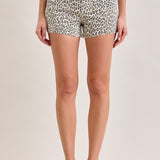 The Robin White Cheetah Shorts