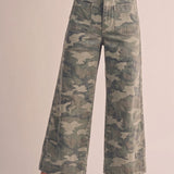 Off Duty Camo Wide Leg Pants