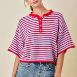 The Aspen Striped Sweater Top