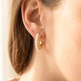 Pearl Hoop Braided Design