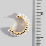 Pearl Hoop Braided Design