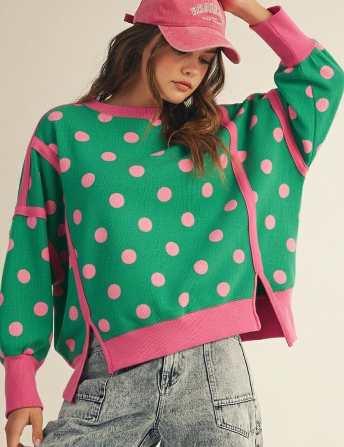 Spotted in Style Sweatshirt