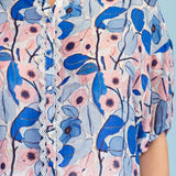 Blue Skies & Blossoms Top