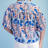 Blue Skies & Blossoms Top