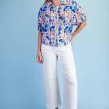 Blue Skies & Blossoms Top