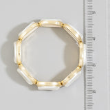 Pearl Gold Stretch Bracelet
