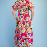 Sunshine & Blossoms Midi Dress