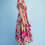 Sunshine & Blossoms Midi Dress