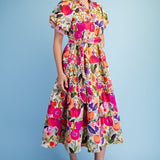 Sunshine & Blossoms Midi Dress